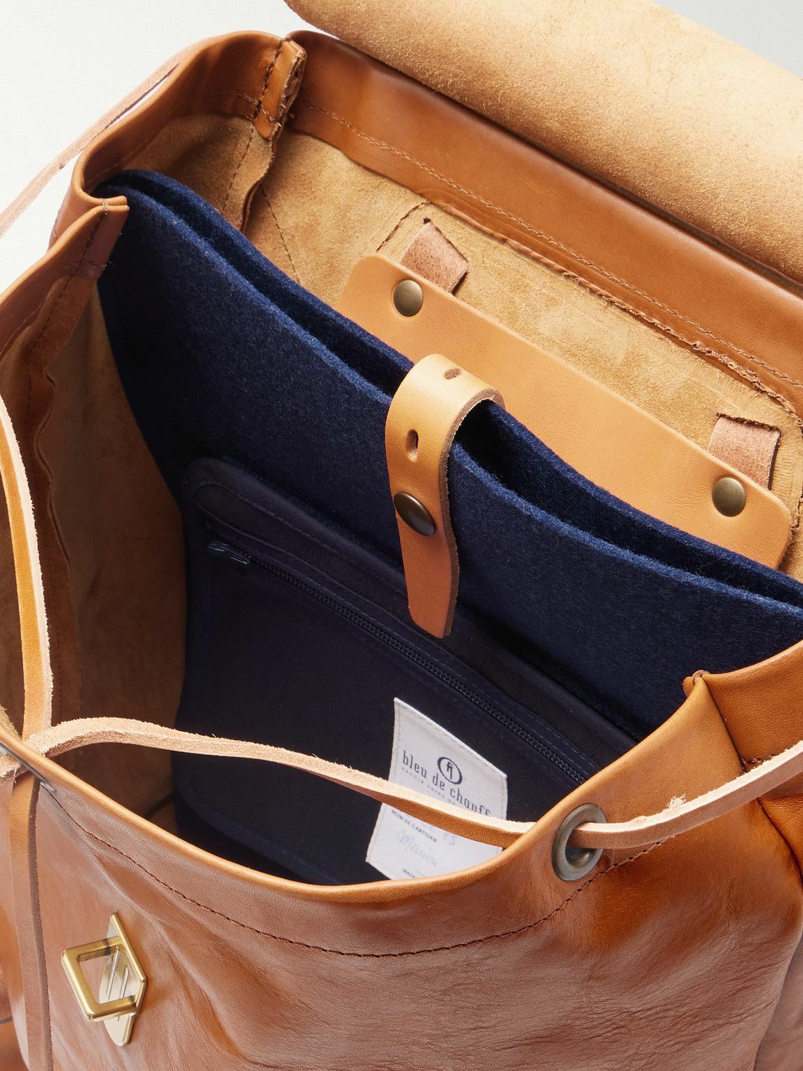 Bleu de Chauffe - Zibeline Leather Backpack