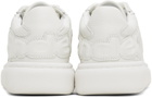 Alexander Wang White Puff Pebble Leather Sneakers