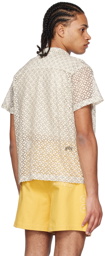 Bode White Petal Shirt