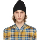 Rick Owens Black Wool Beanie