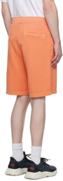 Hugo Orange Relaxed-Fit Shorts