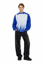 Diesel Cotton sweatshirt with graphic print - Sweaters Mens in Multicolor
