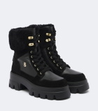 Bogner Sapporo shearling-lined leather lace-up boots