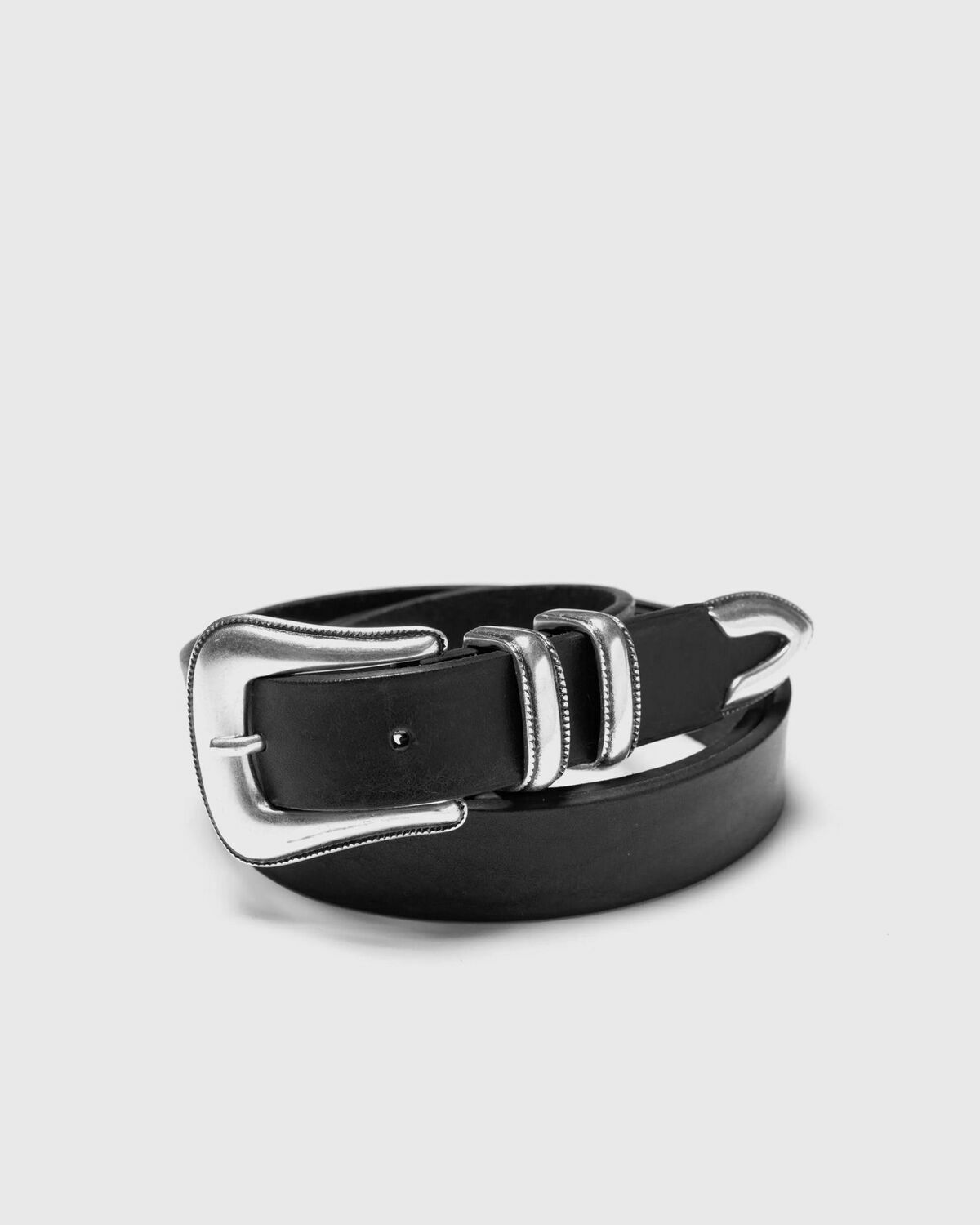 Nudie Jeans Western Silver Belt Black Men