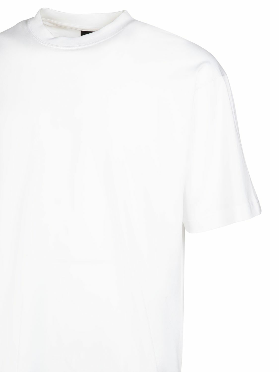 【送料&関税込】Balenciaga Chalk Stretch Cotton T-shirt Balenciaga Chalk Cottonx Under Armour Oversize T-shirt In