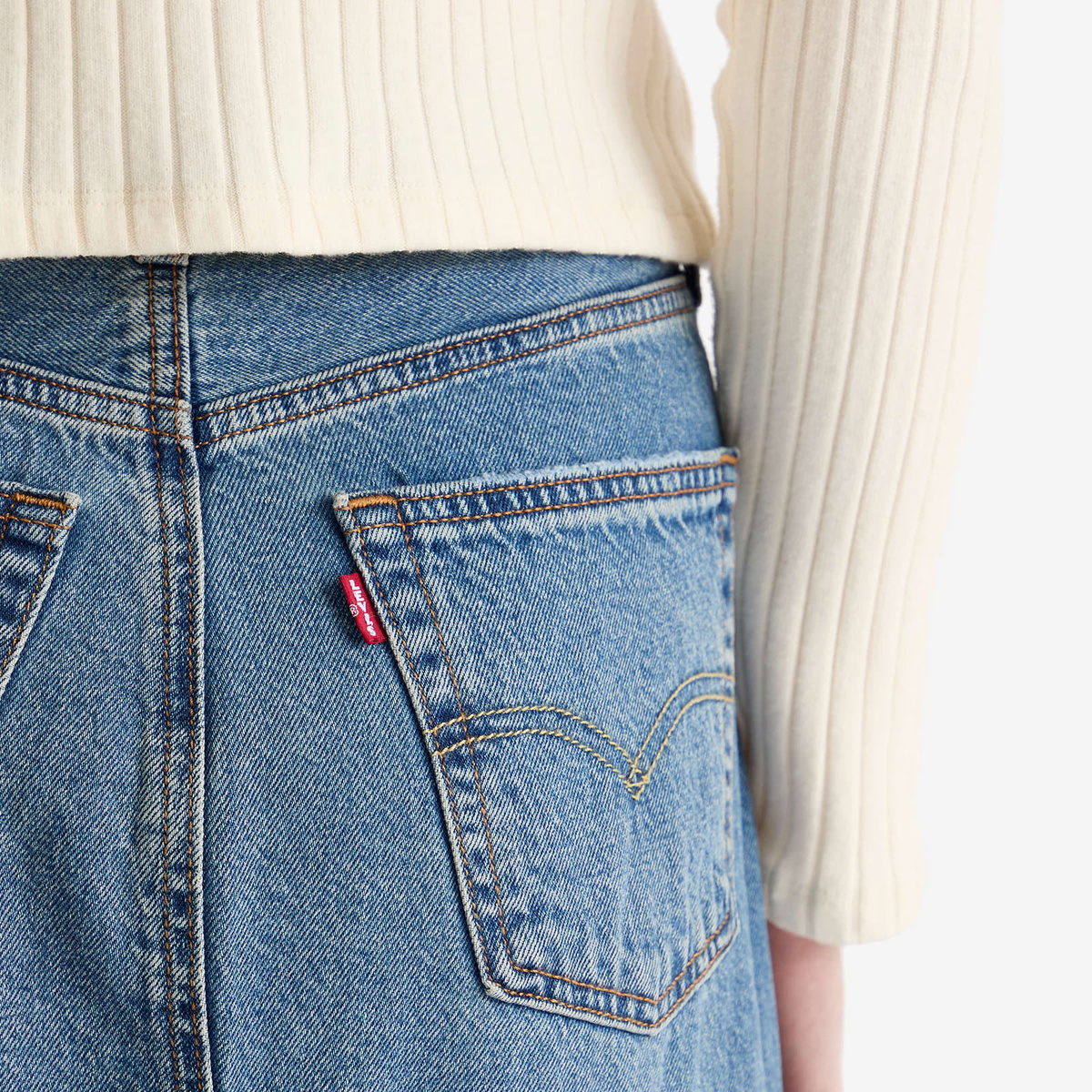 Levi's Women's Levis Iconic Long Skirt in Verified Vintage Ski