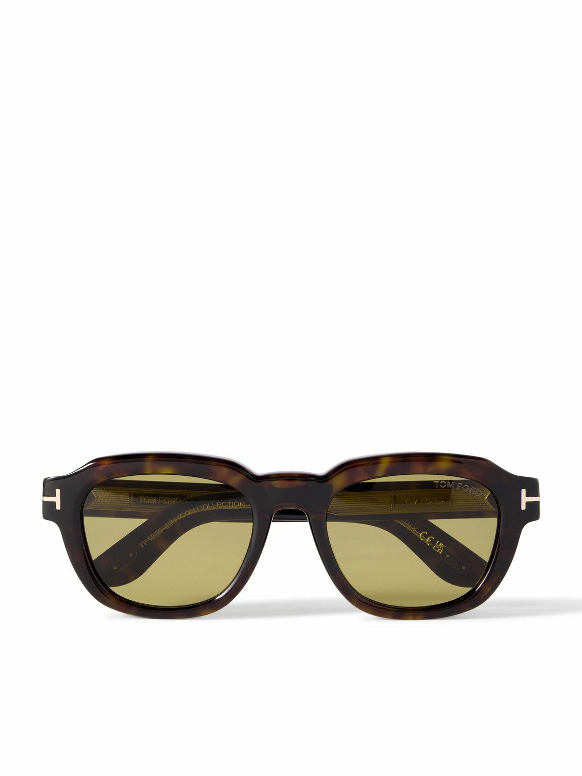 TOM FORD - Icon D-Frame Tortoiseshell Acetate Sunglasses