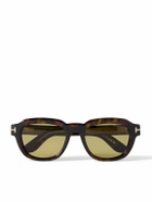 TOM FORD - Icon D-Frame Tortoiseshell Acetate Sunglasses
