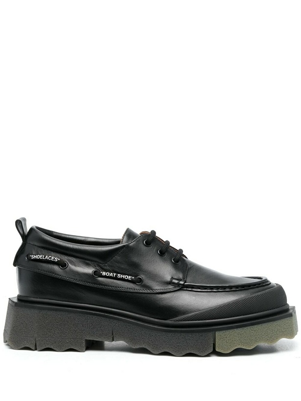 Photo: OFF-WHITE - Leather Loafers