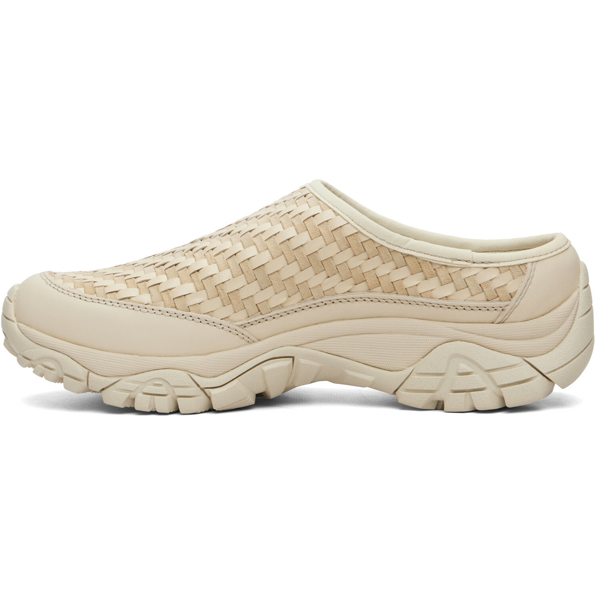 Merrell 1TRL Off-White Moab 2 Leather Slide Flats