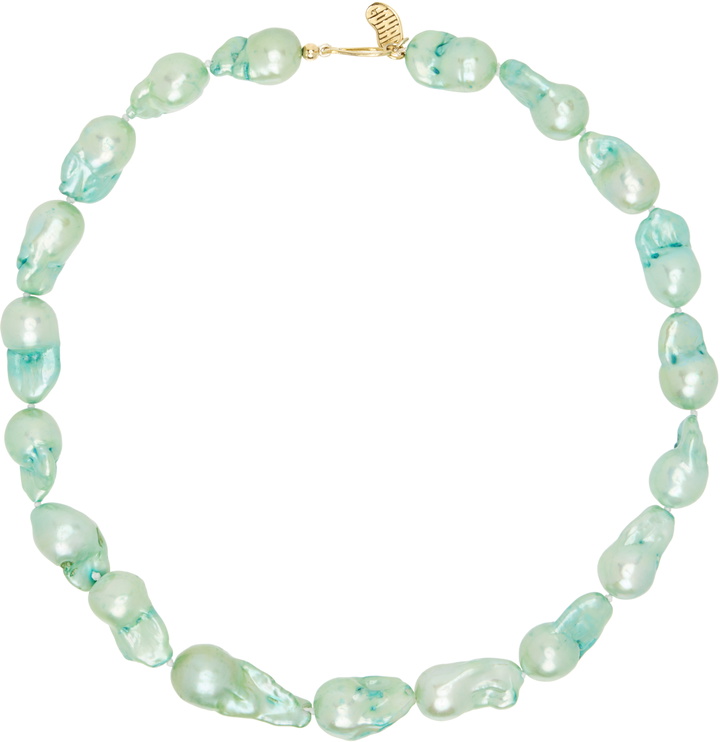 Photo: Gohar World Green Host Baroque Pearl Necklace