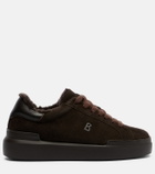 Bogner Hollywood 32 shearling-lined suede sneakers