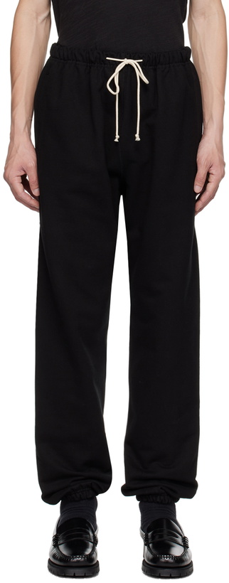 Photo: Uniform Bridge Black Basic Sweatpants