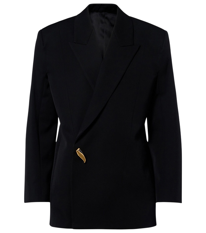 Photo: Bottega Veneta Double-breasted wool blazer
