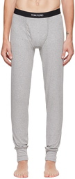 TOM FORD Gray Long Johns Lounge Pants