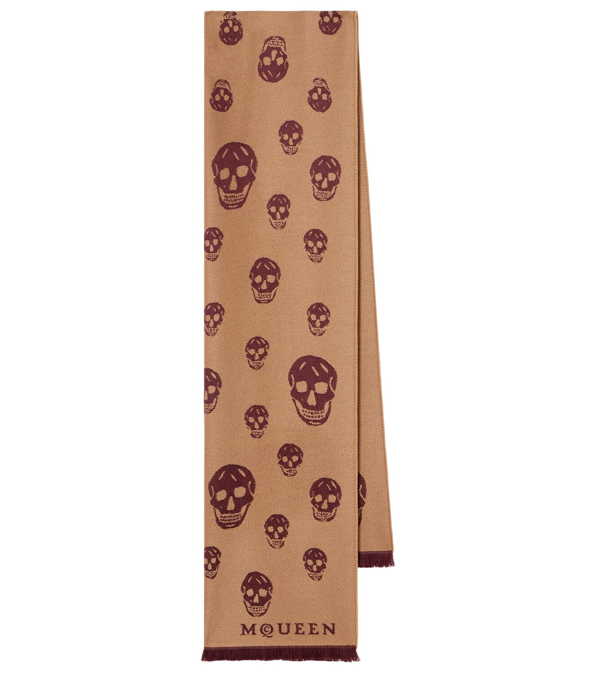 Alexander McQueen Orange Skull Scarf Alexander McQueen Alexander McQueen Orange Skull Scarf Alexander McQueen