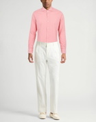 Fedeli Mens Shirt in Salmon pink