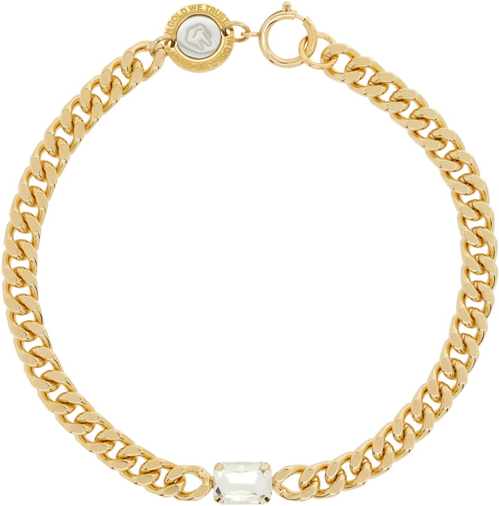 Photo: IN GOLD WE TRUST PARIS Curb Chain Crystal Necklace