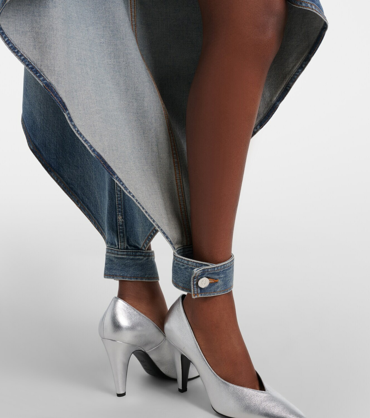 Alaïa Draped tapered jeans