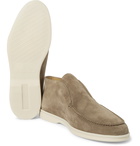 Loro Piana - Open Walk Suede Boots - Brown