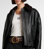 Loewe Rounded leather belt