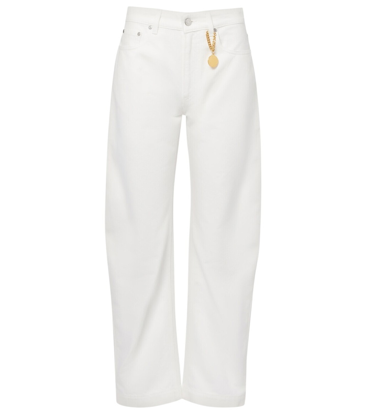 Photo: Stella McCartney Embellished barrel-leg jeans