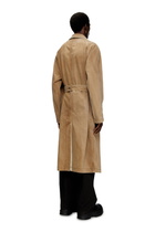 Diesel Trench coat in overdirt denim - Denim Jackets - Unisex - Brown
