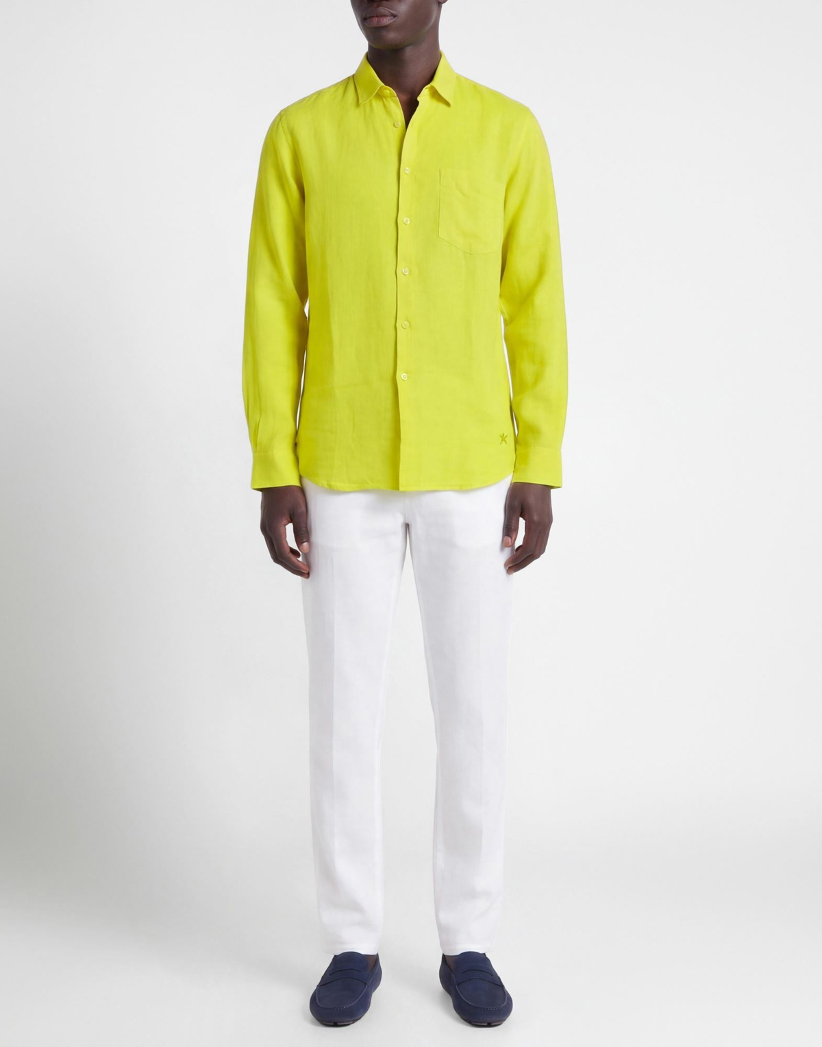 Vilebrequin Mens Shirt Lime in Green
