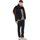 Paul Smith Brown Panelled Shearling Jacket