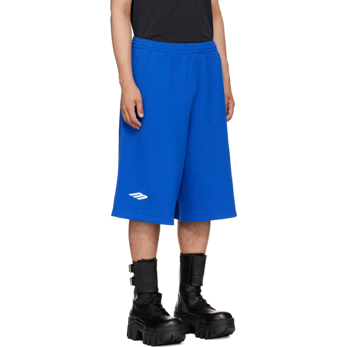 Balenciaga Blue 3B Football Shorts
