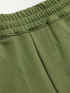 Moncler Genius - 1 Moncler JW Anderson Straight-Leg Colour-Block Logo-Embroidered Jersey Sweatpants - Black