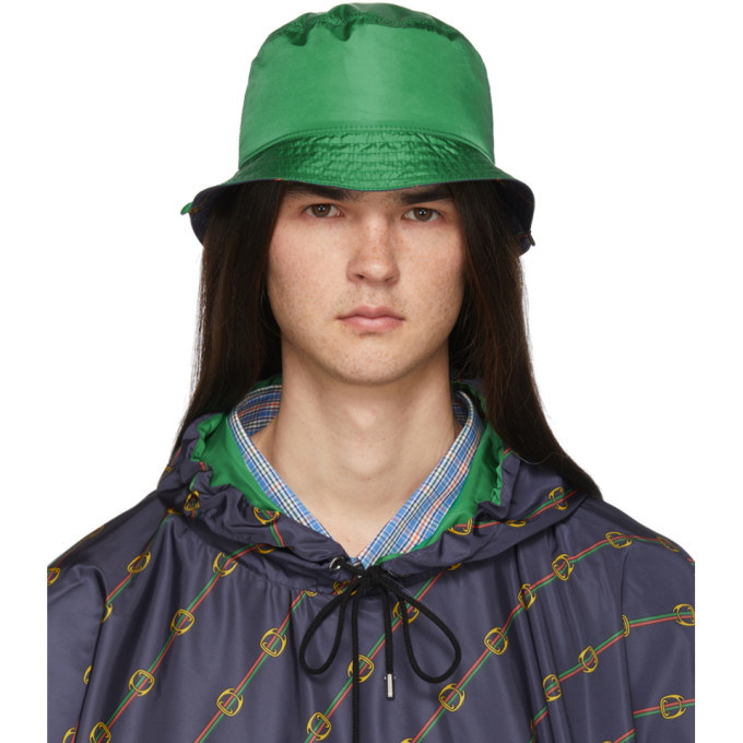 Photo: Gucci Reversible Green Nylon Bucket Hat