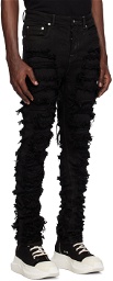 Rick Owens DRKSHDW Black Detroit Jeans