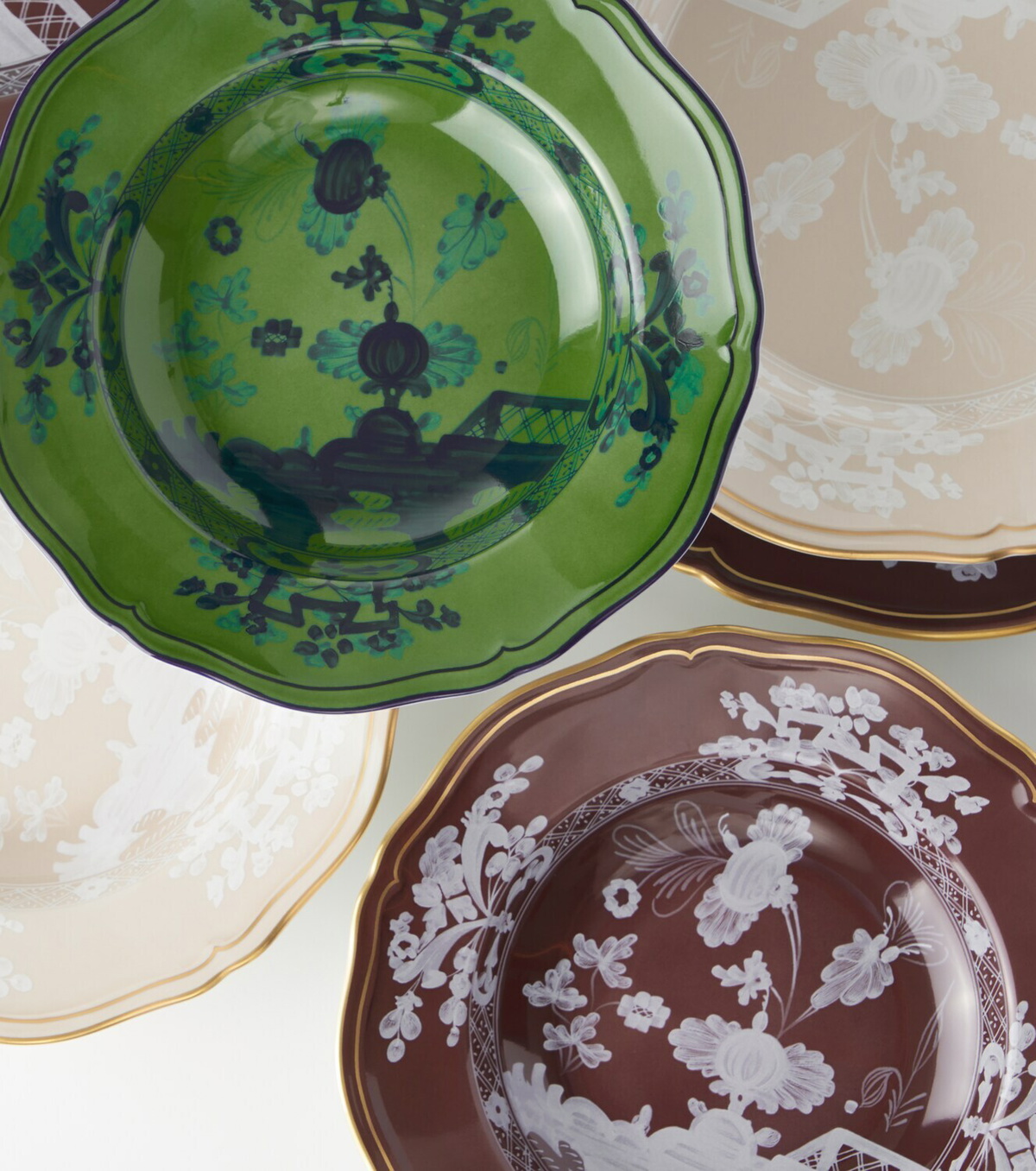 Ginori 1735 Oriente Italiano porcelain soup plate