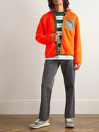 Polo Ralph Lauren - Logo-Appliquéd Shell-Trimmed Fleece Jacket - Orange