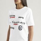 Navinder Nangla Ridickulously Tiring T-Shirt in White/Black/Red