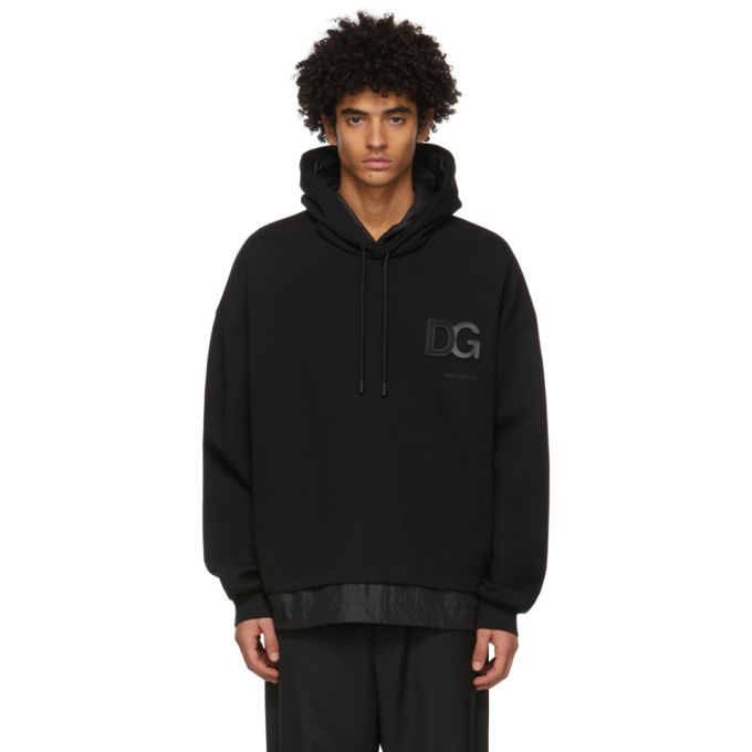 Dolce and Gabbana Black 3D Logo Hoodie Dolce & Gabbana