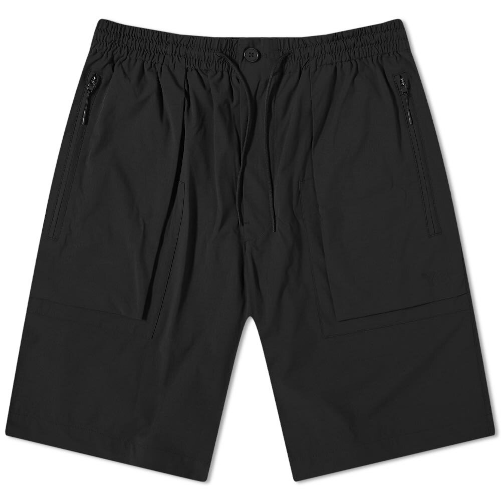 Photo: Y-3 Men's Classic Light Ripstop Utility Shorts in Black