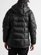 AND WANDER - Quilted PERTEX QUANTUM Hooded Down Jacket - Black