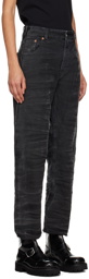 MM6 Maison Margiela Black Distressed Jeans