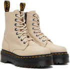 Dr. Martens Beige Jadon III Platform Boots