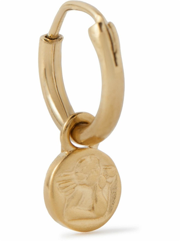 Photo: Miansai - Guardian Huggie Gold Vermeil Single Earring