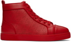 Christian Louboutin Red Louis Orlato Sneakers