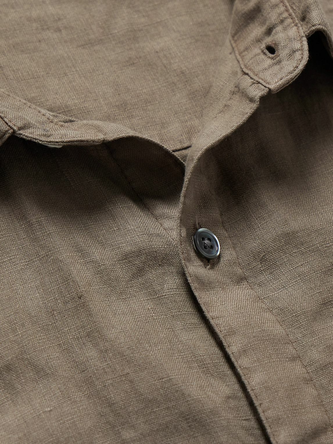 James Perse - Garment-Dyed Linen Shirt - Neutrals
