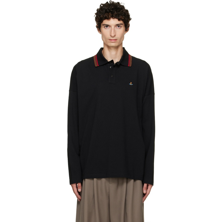 Photo: Vivienne Westwood Black LS Oversized Polo