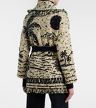 Alanui Ocean Whispers fringed wool-blend cardigan