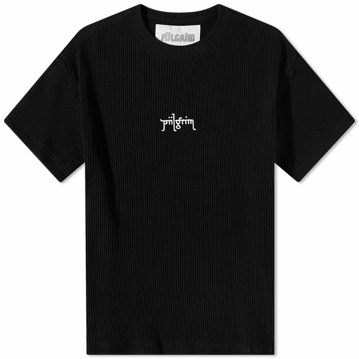 Photo: Piilgrim Men's Waffle T-Shirt in Black