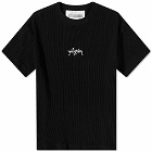 Piilgrim Men's Waffle T-Shirt in Black