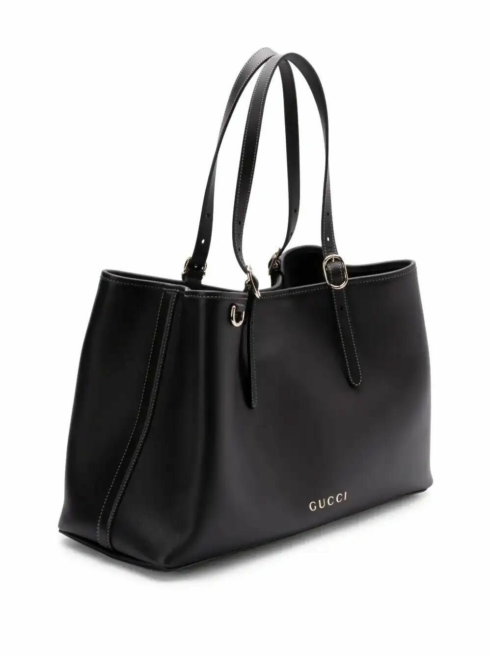 Gucci Medium GG-Emblem Tote Bag