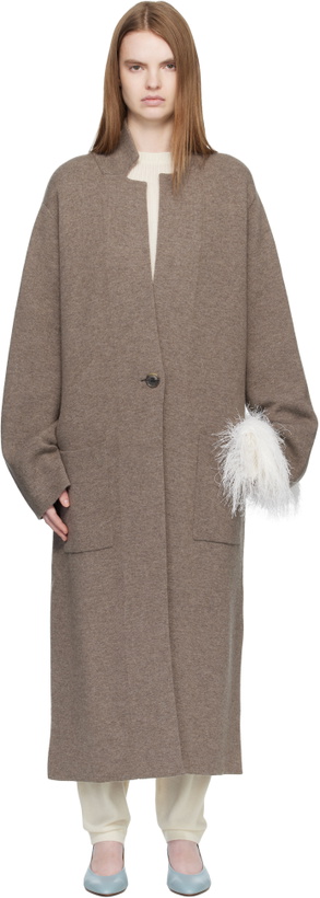 Photo: LISA YANG Taupe 'The Amie' Coat